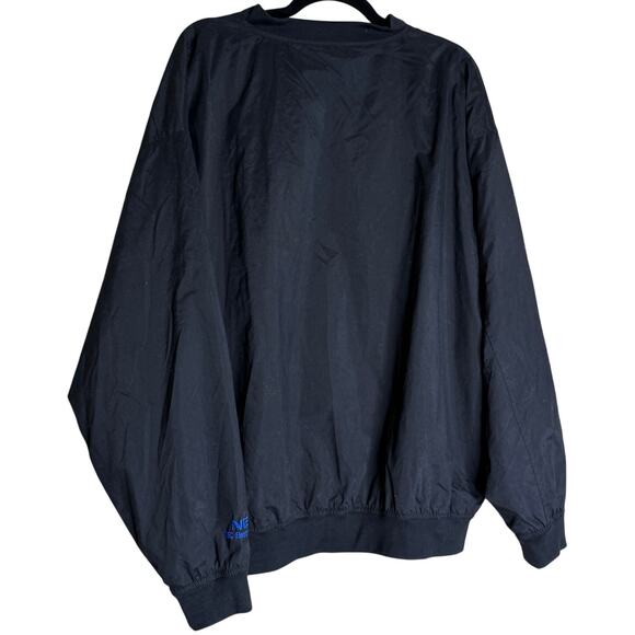 VTG Port Authority Windbreaker Jacket Sweater Jumper Men XL Black Golf Tennis - Picture 2 of 12